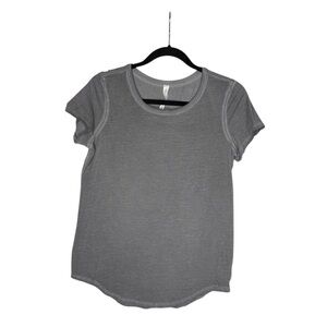 Lululemon love crew tee shirt in grey size 6